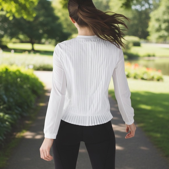 lululemon athletica Jackets & Blazers - Lululemon Time To Shine Jacket in White Sz 12